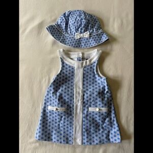 Janie & Jack infant dress and hat